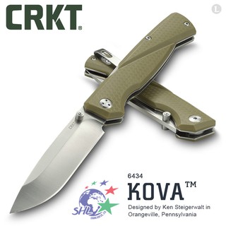 CRKT KOVA 折刀 / 8Cr13MoV不鏽鋼 / 6434【詮國】