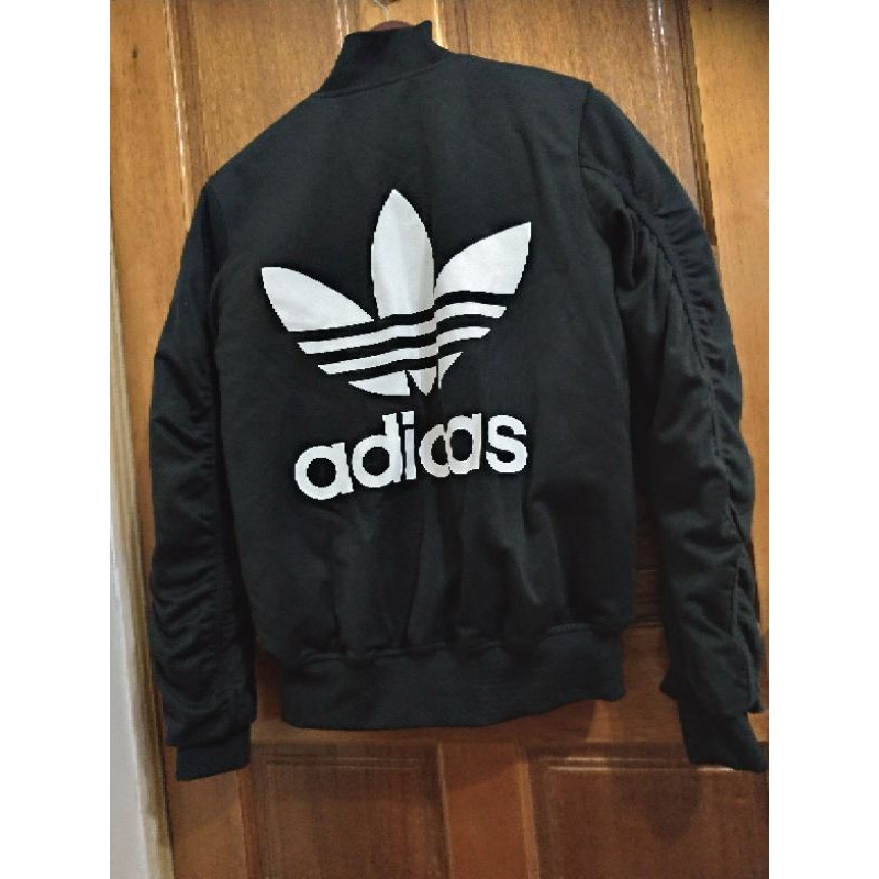 🥇🎀🏸【Adidas 愛迪達】♛經典Originals 三葉草 黑色大學 厚舖棉外套 夾克🏋️‍♀️清明連假