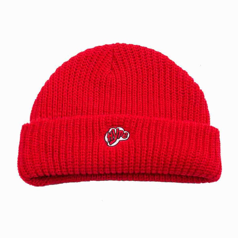 HYPE - B09-02906 SHORT BEANIE 短毛帽 (紅色) 化學原宿