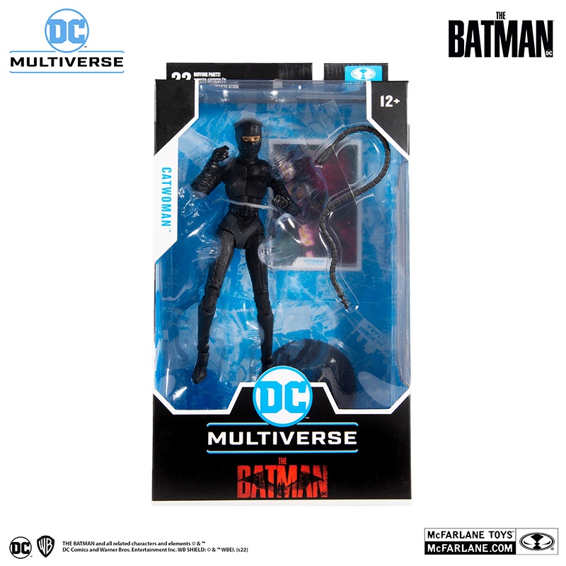 (卡司旗艦)麥法蘭 MCFARLANE MF15079 7吋 DC電影 蝙蝠俠 2022 貓女 有面罩 可動 公仔