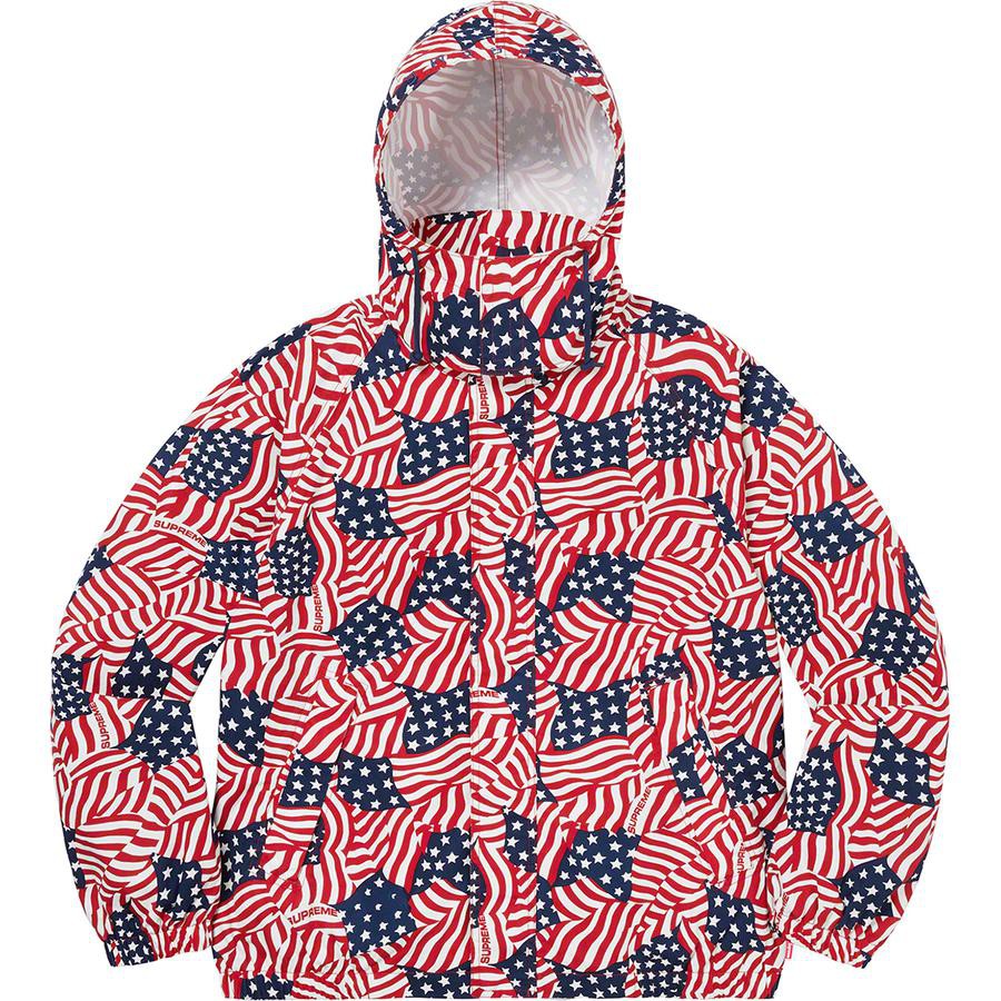 Supreme Raglan Court Jacket Flags 美國國旗 外套 M號