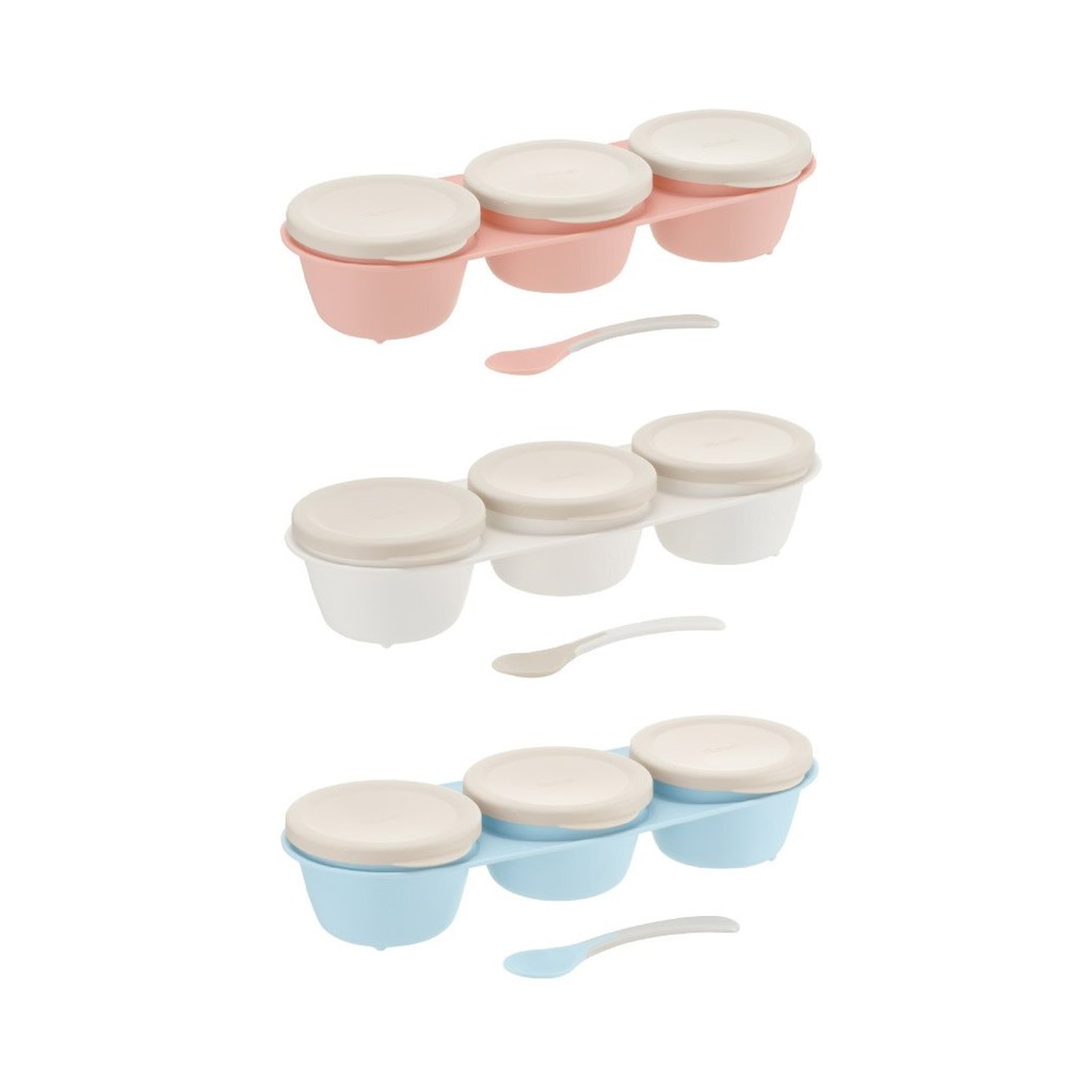 日本 Richell 利其爾 TLI三連式不鏽鋼杯碗(附湯匙/上蓋)-3色可選