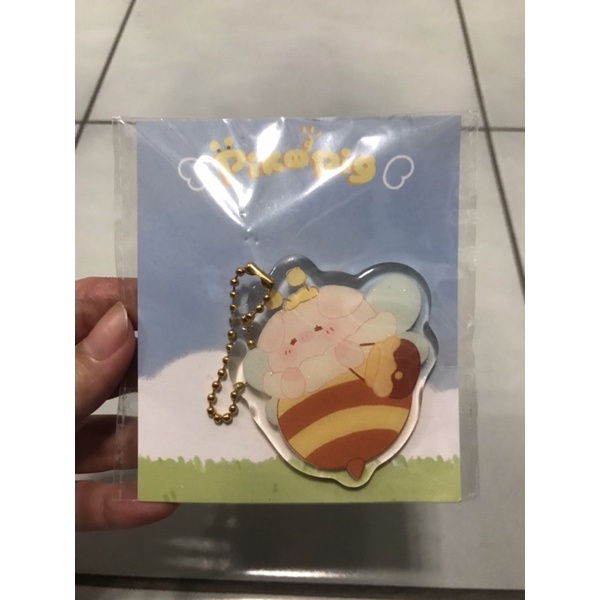 屁可豬 piko pig 蜜蜂 壓克力吊飾