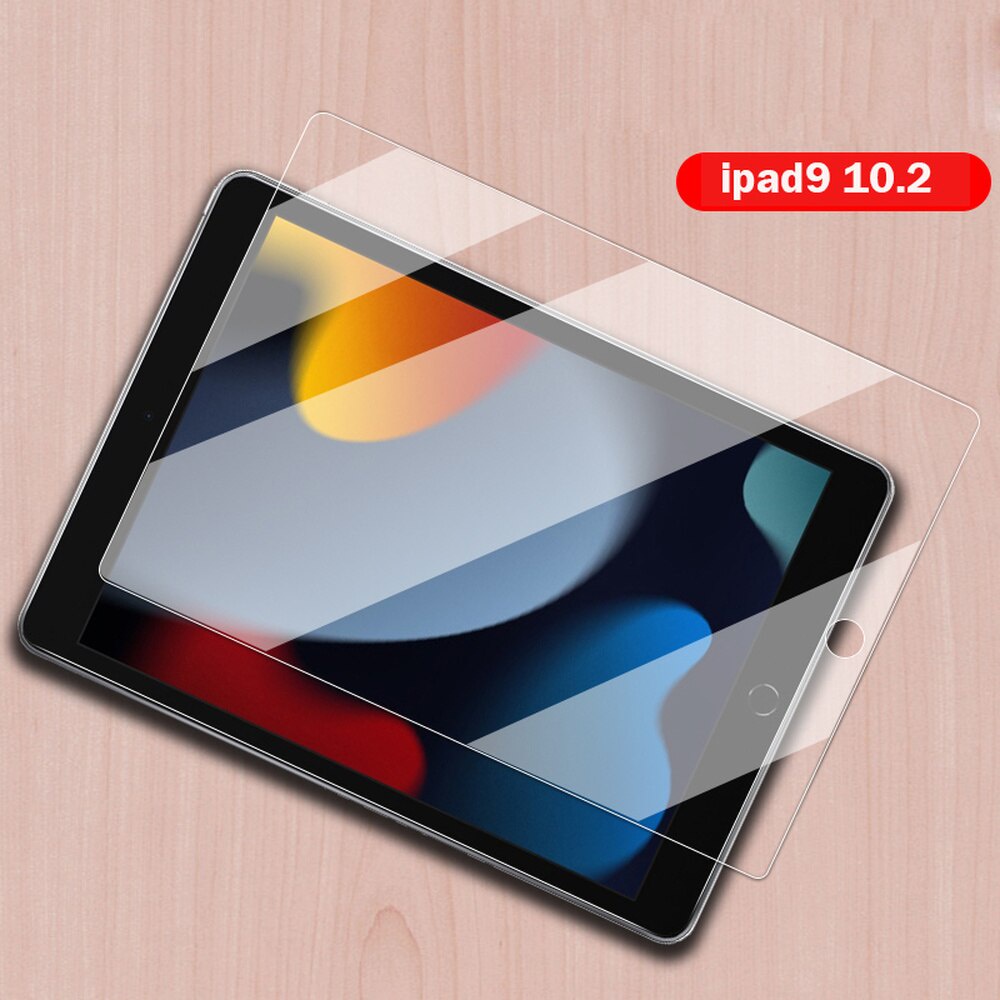 9h 透明鋼化玻璃適用於 Apple IPad 9th 8th 7th Gen 10.2 英寸 2021 2020 20