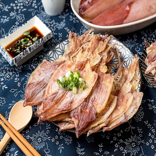 【老張鮮物】澎湖日曬小管乾/小卷乾 澎湖小卷 天然日曬 野生捕撈 一日乾 烤箱料理 乾煎 消夜 下酒菜 澎湖名產 花火節