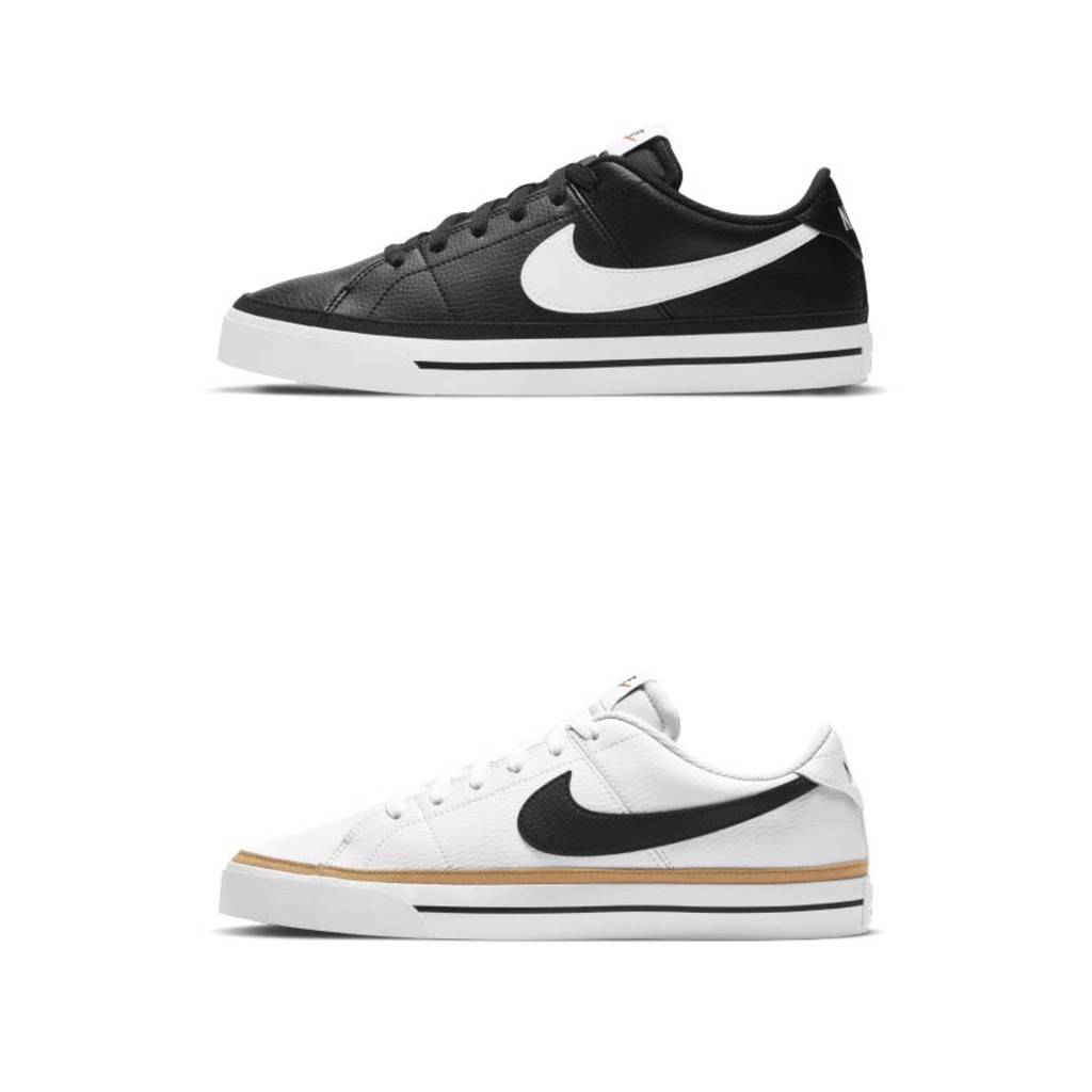 【豬豬老闆】NIKE Court Legacy 復古 經典 休閒 運動 男款 黑白DH3162-002 白黑-100