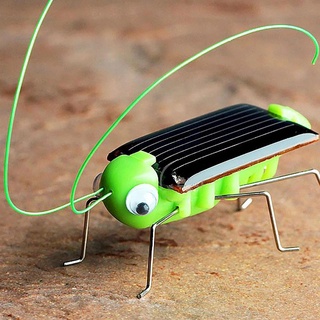益智趣味小玩意玩具可愛搞笑迷你太陽能移動玩具創意新奇太陽能仿真蚱蜢玩具動物模型兒童玩俱生日禮物兒童節
