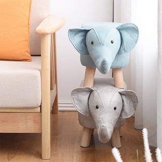【現貨】童趣動物椅凳-深藍大象【000001237003】