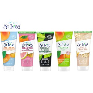 聖愛維斯 St.Ives 臉部去角質磨砂霜 磨砂膏 去角質 170g 綠茶 椰子杏桃 柑橘 【Suny Buy】