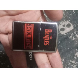 無盒 二手 zippo 批頭四 Beatles 煤油 打火機