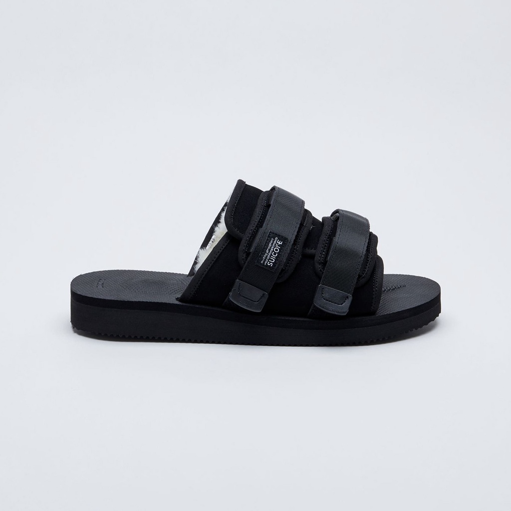 SUICOKE MOTO-Mab OG-056MAB-BK 黑色 毛絨 抗菌內裡 拖鞋【SK21056MABBK】