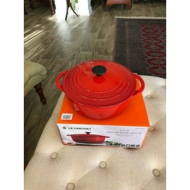 老美代購 開發票 LE CREUSET 鑄鐵鍋 2.75QT 櫻桃色 現貨 刷卡分期 Oval Dutch Oven