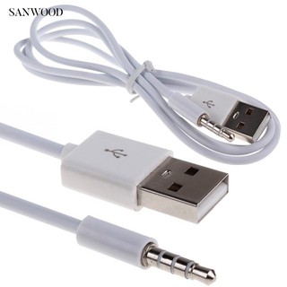 車載MP3/4 VC591 P12用可攜式3.5mm AUX音頻插頭插孔連接USB 2.0公充電纜適配器線