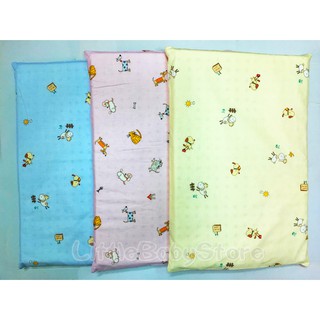 LittleBabyStore-MIT臺灣製乳膠平枕乳膠枕嬰幼兒/枕套(約45x30x2.5cm)