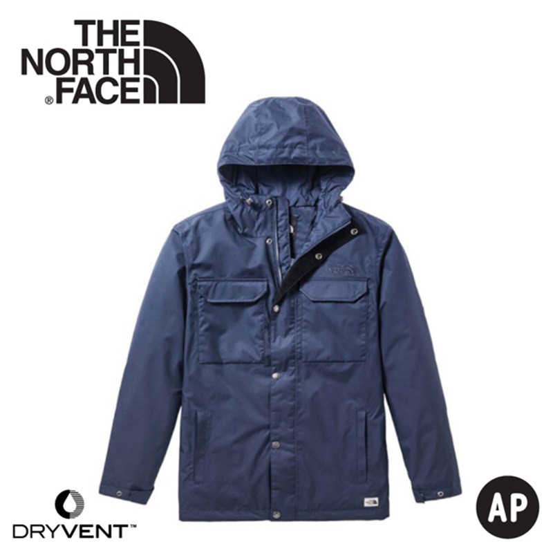 【THE NORTH FACE】防水透氣男款連帽衝鋒衣/假一賠二/NF0A3VTNH2G