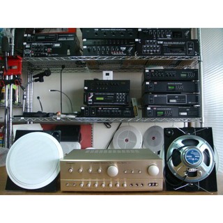 VITECH 廣播綜合擴主機-卡拉OK擴大機 80W*80W含高功率崁入式20w喇叭.烤漆面板 組合5