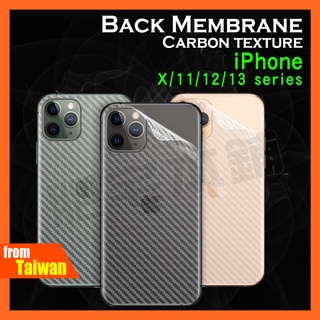 IPHONE 13 12 MINI 11 PRO X XS XR MAX Carbon Back Membrane