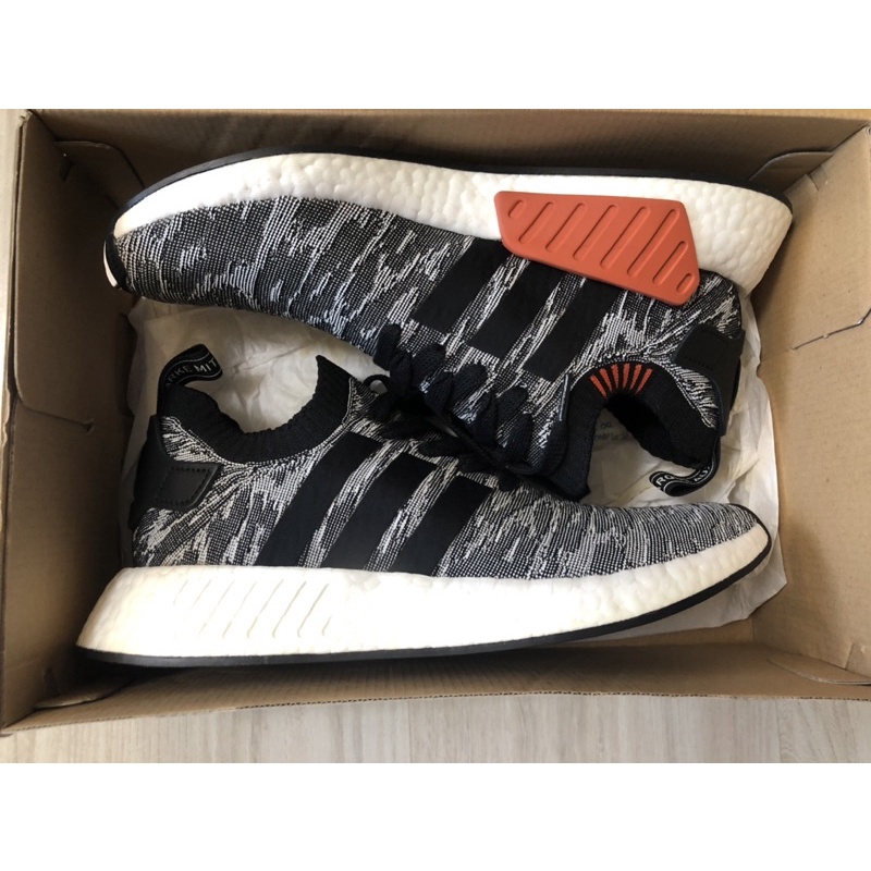 adidas NMD_R2 PK 雪花黑 BY9409