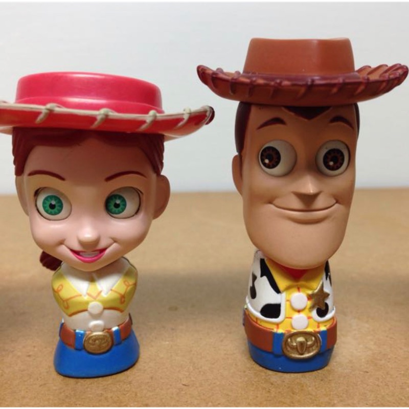 全新 稀有 絕版 迪士尼 玩具總動員 Toy Story 絕版 扭蛋 胡迪 翠絲 轉眼