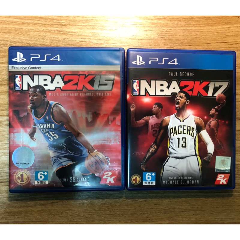 PS4 NBA2k15、2k17