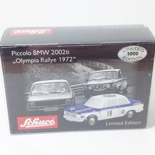 [全新極稀有限量絕版老品] 1/90 Schuco Piccolo BMW 2002ti Olympia Rallye