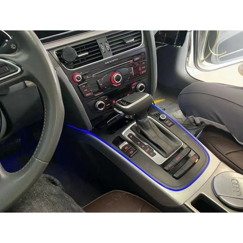 台中 巨博 AUDI 奧迪 A4 A5 Q5 A7 全車碳纖飾板氣氛燈