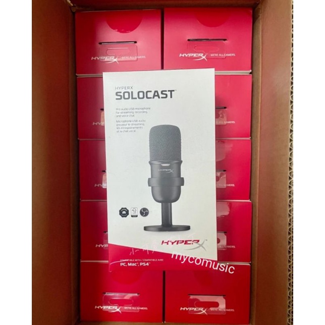 Hyperx solocast Quadcast  便攜式 USB 麥克風  全新 指向型 podcast 遊戲 DC