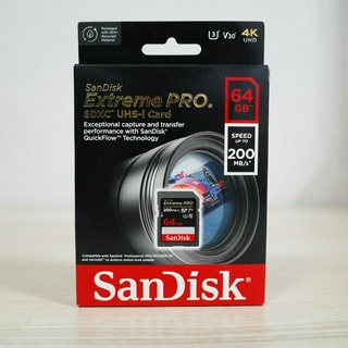 SanDisk 64G Extreme Pro SD/SDXC 200mb SD卡 記憶卡 全新未拆