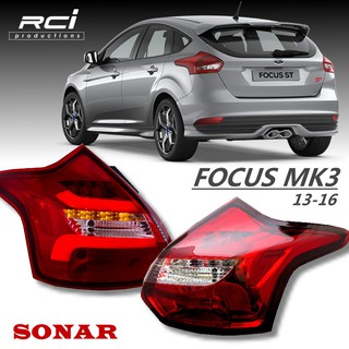 FORD FOCUS MK3 導光式樣 LED尾燈組 跑馬式方向燈 流水方向燈 SONAR