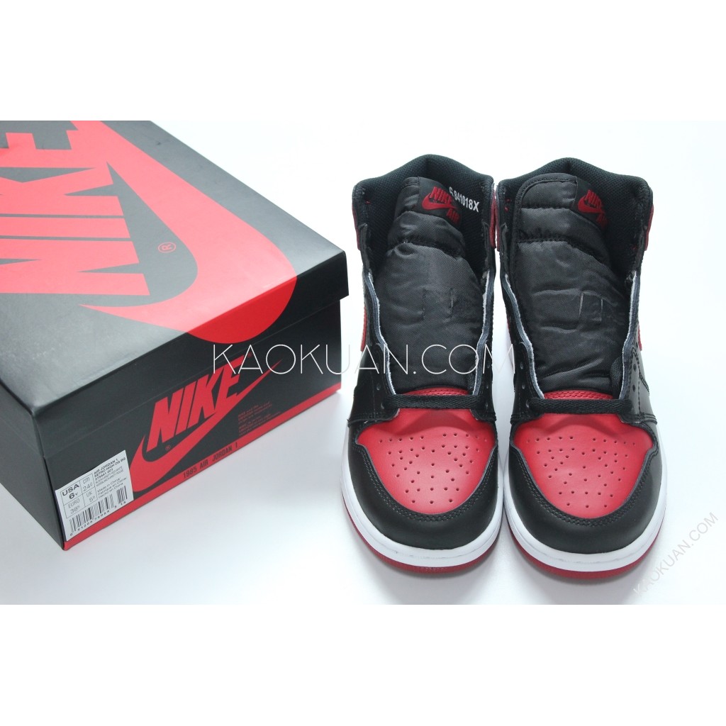 【高冠國際】Air Jordan 1 Retro High OG BANNED GS 禁穿 黑紅 575441-001