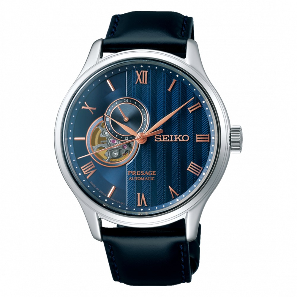 SEIKO SSA421J1《 PRESAGE 24小時顯示開芯機械錶》42mm/藍寶石水晶鏡面【第一鐘錶】 SK007