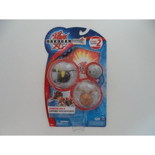 SEGA TOYS BAKUGAN 爆丸2 TM-15 闇屬性 光屬性 土屬性烈焰獨角巨龍