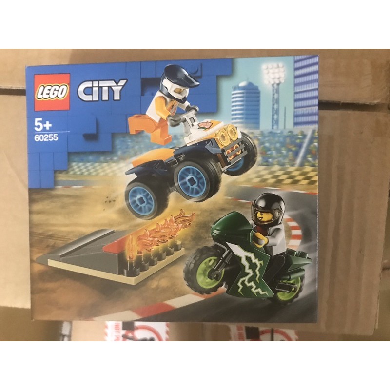 樂高 60255 城市 系列 特技 賽車 機車 摩托車 人偶 台北市可面交 汽車 LEGO city 5 + 禮物