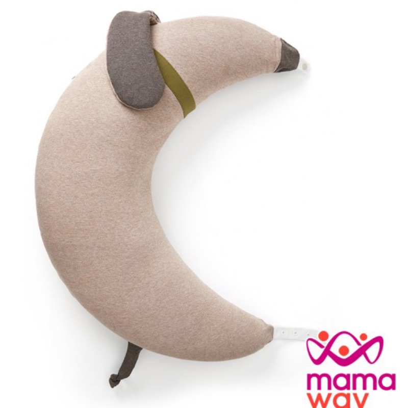 【mamaway 媽媽餵】智慧調溫抗菌萬用枕-造型月亮枕(枕心x1+枕套x1)