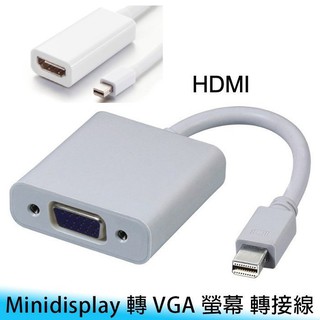 【臺南】Mac mini DP/minidisplay 轉 VGA/HDMI 1080P 螢幕 高畫質/畫質 轉接線