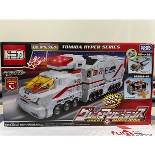 絕版) 稀有 TAKARA TOMY 多美 TOMICA 超變形救護車 緊急救援隊 救護車 全新 hr