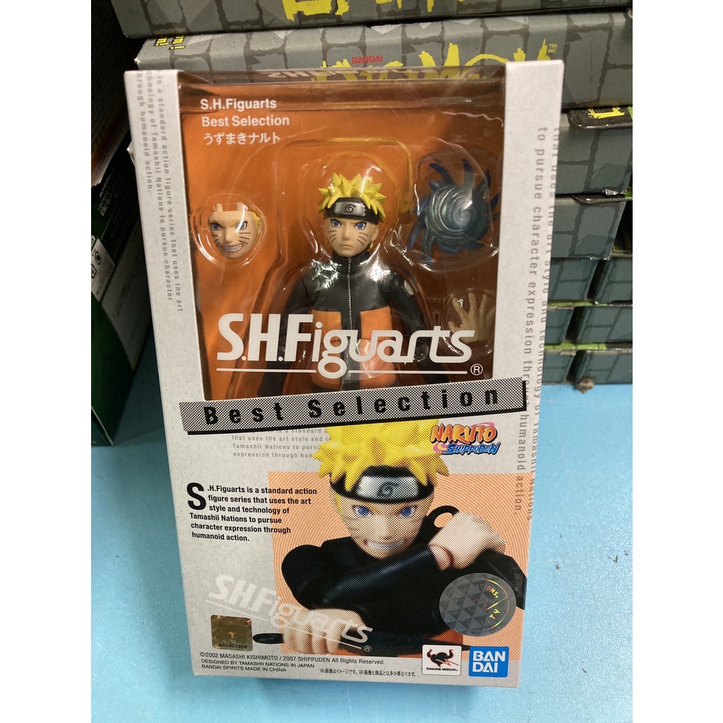 全新現貨 S.H.Figuarts SHF 代理版 火影忍者疾風傳 漩渦鳴人 螺旋丸 新包裝版