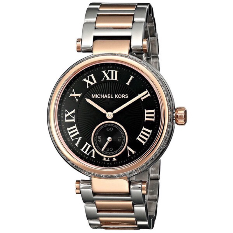 正品《二手》Michael Kors女士腕錶時尚大錶 復古鋼帶石英手錶