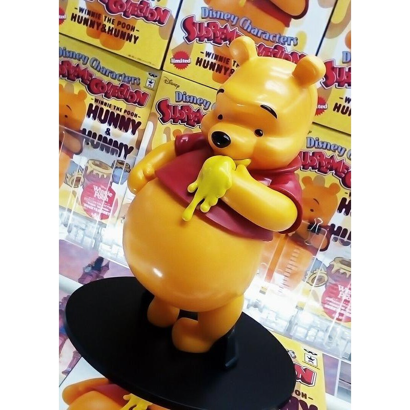 【FUN玩具】景品 日版 SUPREME 小熊維尼 Winnie the Pooh 吃蜂蜜 貪吃維尼 高18公分