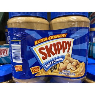 SKIPPY 花生醬(香脆口味) 香脆花生醬 1.36公斤X2瓶入-吉兒好市多COSTCO代購