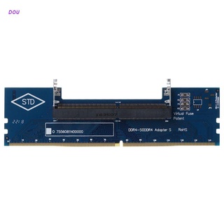 DOU iwo 專業筆記本電腦 DDR4 SO-DIMM 轉台式機 DIMM 內存 RAM 連接器適配器台式電腦內存卡轉