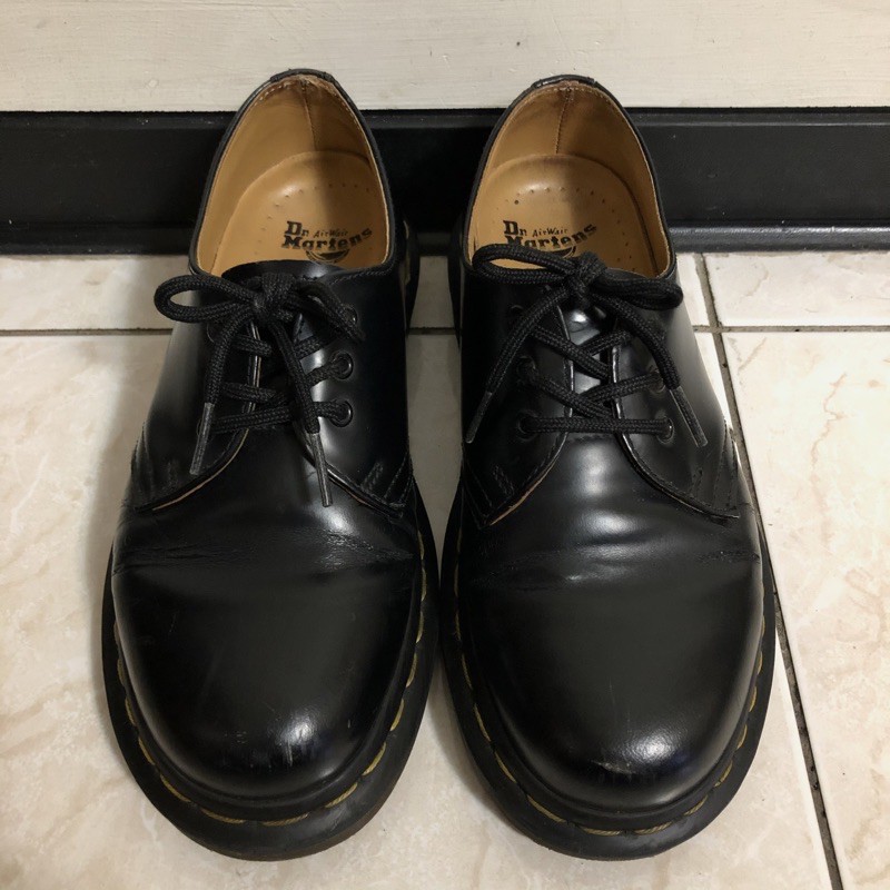 Dr.Martens 馬丁 1461 SMOOTH 三孔硬皮黑色 二手