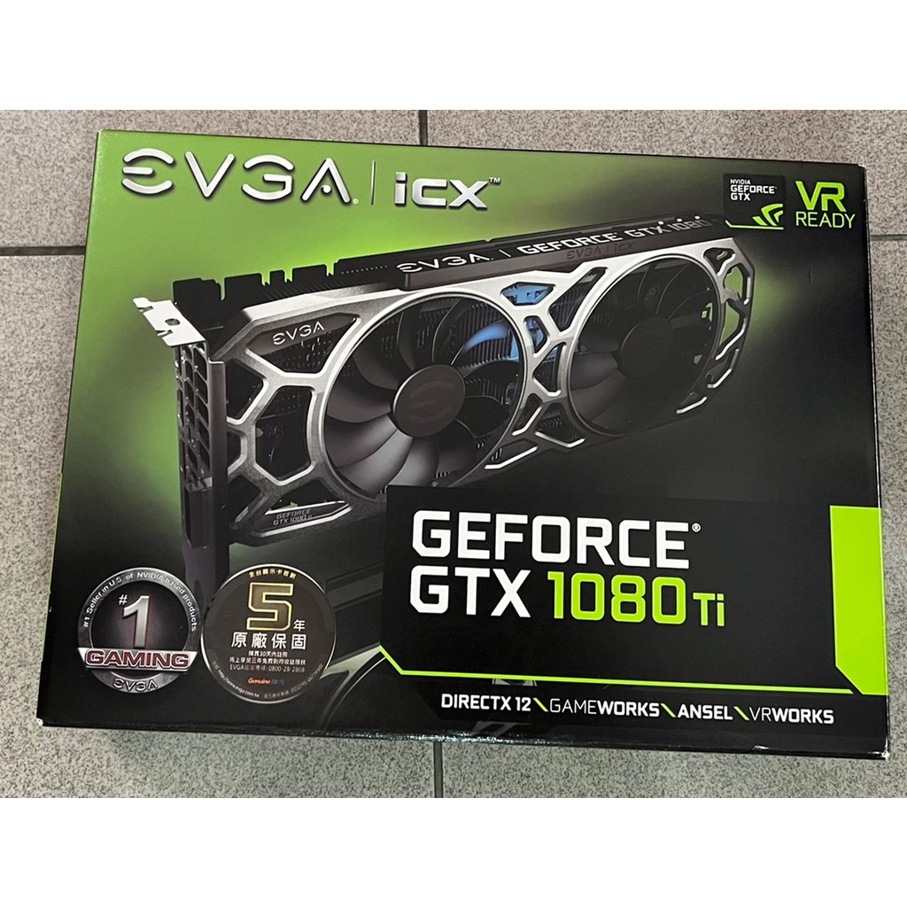 EVGA GTX 1080 Ti SC2 GAMING 11G-P4-6593-K 1080ti 11GB DDR5X