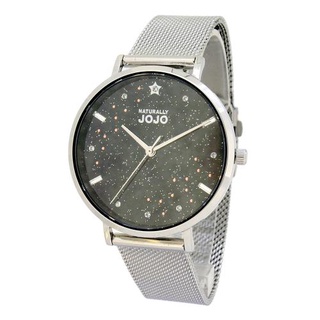 【大新竹鐘錶】NATURALLY JOJO 銀河星空個性腕錶-JO96976-89F (銀色/36mm)
