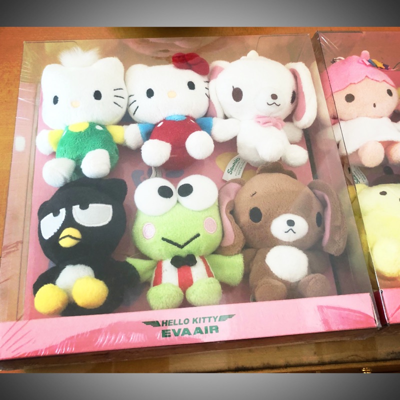 Hello kitty 牽手機娃娃組 A款 B款 長榮航空限定 絕版