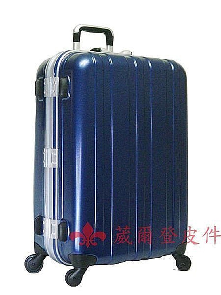 《葳爾登》雅士EMINENT硬殼25吋頂級硬殼旅行箱360度行李箱防刮登機箱25吋9D7藍色