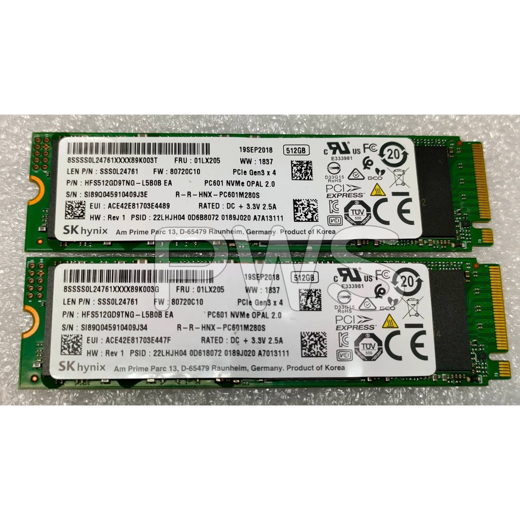 ☆【SK hynix 海力士HFS512GD9TNG PC601 NVMe 512G 512GB PCIE SSD】 | 蝦皮購物
