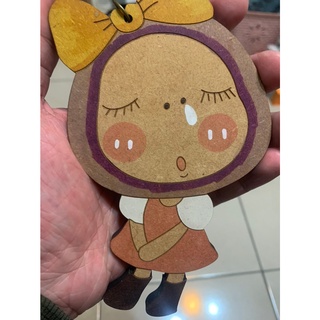 韓國紀念品 可愛猴子 鏡子 動物造型 隨身鏡