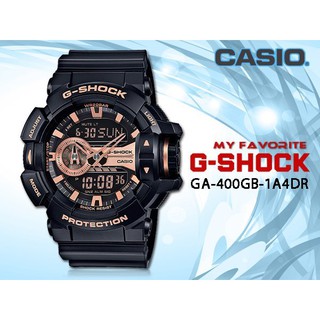 CASIO 手錶 時計屋 G-SHOCK GA-400GB-1A4 男錶 抗磁 耐衝擊構造 世界時間GA-400GB