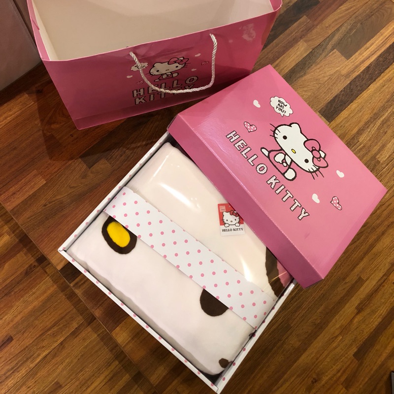 三麗鷗Hello Kitty嬰兒毯 彌月禮盒